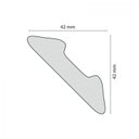 Ver imagem 2 de Roda Teto Perfil de Poliestireno L45 Branco Homestar