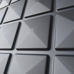 Kit 20 Placas 3d Inca Autoadesiva Revestimento Parede 25x25 Preto - 4