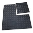 Ver imagem 5 de Kit 20 Placas 3d Inca Autoadesiva Revestimento Parede 25x25 Preto
