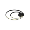Plafon de Led Argola Glob 2 Anéis Aros em Alumínio 43W - 1