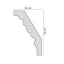 Ver imagem 2 de Roda Teto Perfil de Poliestireno Anna Branco Homestar