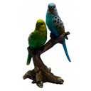 Ver imagem 1 de Pássaro Decorativo em Resina - 12x9x20cm - Adicione Brilho À Sua Decoração com Nosss Pássaro Decorat