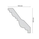 Ver imagem 3 de Roda Teto Marie Perfil de Poliestireno Branco Homestar