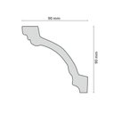 Ver imagem 2 de Roda Teto Romy Perfil de Poliestireno Homestar