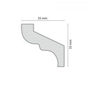 Ver imagem 2 de Roda Teto Perfil de Poliestireno S35 HomEstar