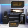Mesa Gamer E Escritório Xt Racer Space One Politorno Preto/Branco - 7