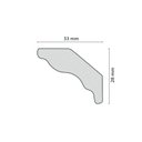 Ver imagem 2 de Roda Teto Perfil de POLIESTIRENOM35 Branco Homestar