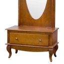 Ver imagem 3 de Chapeleira Clássica em Madeira Maciça com Espelho e 1 Gaveta 5269
