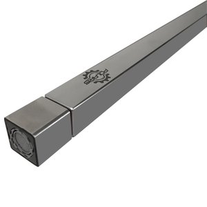 Torneira de Teto em Inox Polido 1,60m Luxo para Lavabo Banheiro 100% Inox