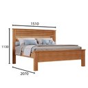 Ver imagem 4 de Cama Casal Rivera Fabricada em MDF e MDP Clic Móveis