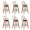 Ver imagem 1 de Kit 6 Banquetas gourmet Copacabana-tecido linho 56