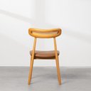 Ver imagem 7 de Conjunto Mesa de Jantar Square Redonda Louro Freijó - 88cm + 4 Cadeiras Dalí Encosto Palha Larga - C