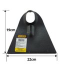 Ver imagem 4 de Kit 2 Enxada Sul Olho Oval Larga 9" sem Cabo - Paraboni