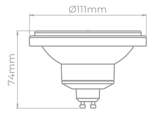 Kit 18 Ar70 Stella 4,8w Branco Quente 24° Gu10 - STH8434/27 COR:3000k - 3