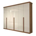 Ver imagem 3 de Guarda Roupa Casal 6 Portas MDF Guarapari Panan Móveis