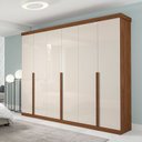 Ver imagem 1 de Guarda Roupa Casal 6 Portas MDF Guarapari Panan Móveis