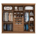 Ver imagem 2 de Guarda Roupa Casal 6 Portas MDF Guarapari Panan Móveis