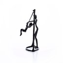 Ver mais imagens de Escultura Em Metal Preto Balanço 18x13,5cm