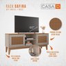 Rack com Painel para TV até 60 Polegadas Retrô Safira Versátile Casa D - 5