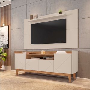 Rack com Painel para TV até 60 Polegadas Retrô Adria Esmeralda 