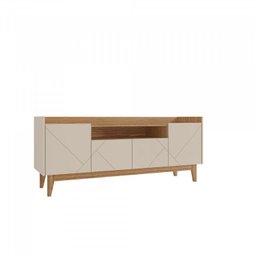 Rack com Painel para TV até 60 Polegadas Retrô Adria Esmeralda  - 9