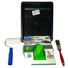 KIT PINTURA - 4 itens - Rolo bandeja trincha e top tampa - tampa lata de tinta 3,6L - 1