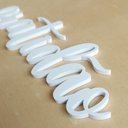 Ver imagem 3 de Adorno Gratidão - Quadro, Lettering, Decoração Para Parede - 25cm - Toque 3D:Branco