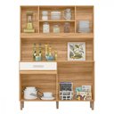 Ver imagem 3 de Cozinha Compacta Magazin 120 Freijó com Off White Cristal Freijo com Off White