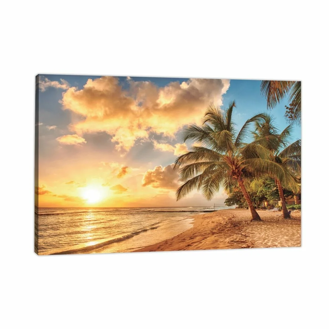 Quadro Decorativo Praia e Sol 120x80cm no Chassi - 2