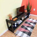 Ver imagem 3 de Rack de TV de Madeira Pinus Linea Tabaco