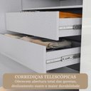 Ver imagem 7 de Guarda Roupa Casal 6 Portas em MDP 180cm Paris Espresso Móveis Preto