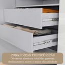 Ver imagem 7 de Guarda Roupa Casal 6 Portas em MDP 180cm Paris Espresso Móveis Preto