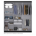 Ver imagem 4 de Guarda Roupa Casal 6 Portas em MDP 180cm Paris Espresso Móveis