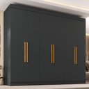 Ver imagem 1 de Guarda Roupa Casal 6 Portas em MDP 180cm Paris Espresso Móveis