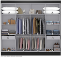 Ver imagem 2 de Guarda Roupa Casal 8 Portas 2 Gavetas Nova York Yescasa