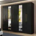 Ver imagem 1 de Guarda Roupa Casal com Espelho 8 Portas Nova York Yescasa