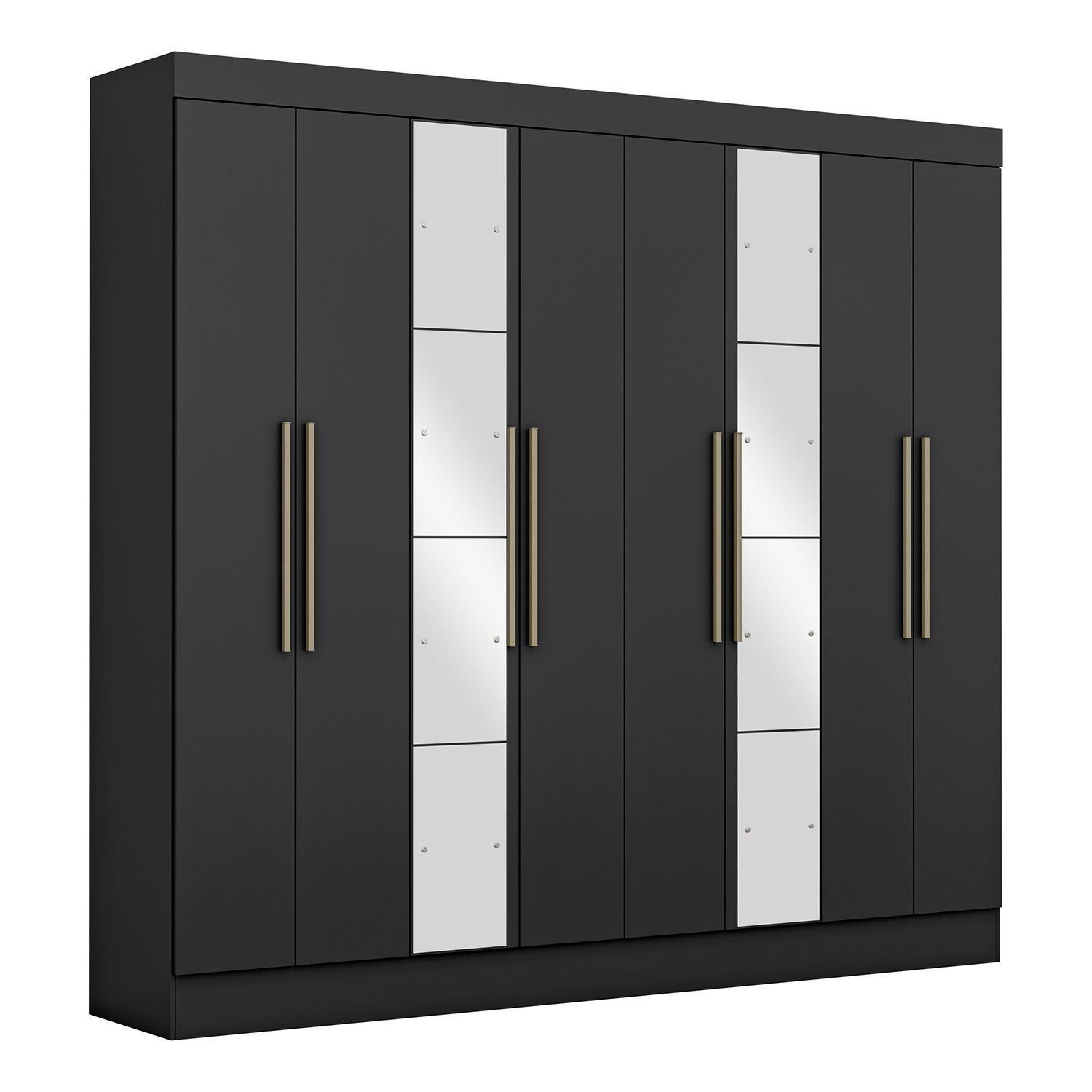 Guarda Roupa Casal com Espelho 8 Portas Nova York Yescasa