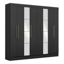 Ver imagem 3 de Guarda Roupa Casal com Espelho 8 Portas Nova York Yescasa