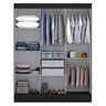 Guarda Roupa Casal 3 Portas 2 Gavetas 157cm Istambul Yescasa - 5