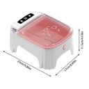 Ver mais imagens de Comedouro Automatico Pet Cao Gato Cachorro Raçao Petisco Sensor Movimento Presença Temporizador Prog