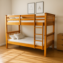 Ver mais imagens de Beliche Duplo Adulto Solteiro de Madeira Maciça Resistente