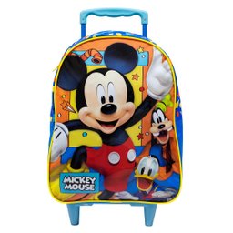 Mochila Infantil de Rodinha Carrinho Mickey X Grande Ref 10500 Xeryus Mochila de Carrinho Mala de ro - 1