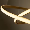 Ver imagem 3 de Pendente Led Aliança Triplo Blumenau Ø600mm Bivolt 60w 3.000k Dourado