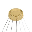 Ver imagem 2 de Pendente Led Aliança Triplo Blumenau Ø600mm Bivolt 60w 3.000k Dourado