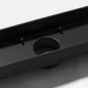 Ver imagem 2 de Kit 2 Ralo Oculto Linear Embutir 5x50 P/ Porcelanato Preto