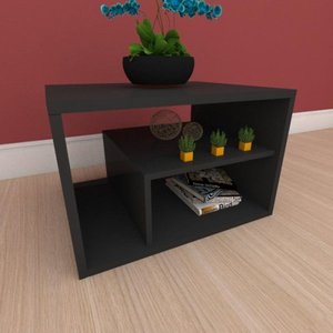 Mesa Lateral Preto Aparador de Sofa Sala Mesa Lateral Cama Mesa de Canto Mesa de Cabeceira