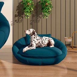 Cama Caminha Sofá Poltrona Pet Gato Cachorro Zafira Color:azul Escuro - 3