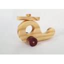 Ver imagem 3 de Helicóptero de Madeira Maciça. Brinquedo Artesanal e Decoração.