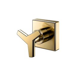 Acabamento para Registro Docol City 877543 para Base Deca 1/2", 3/4" e 1" Ouro Polido - 1