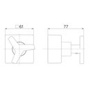 Ver imagem 2 de Acabamento para Registro Docol City 877543 para Base Deca 1/2", 3/4" e 1" Ouro Polido